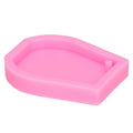 Silicone mold in wine glass shape for fondant or chocolate cake decoration, suitable for temperatures from -40°C to 230°C.