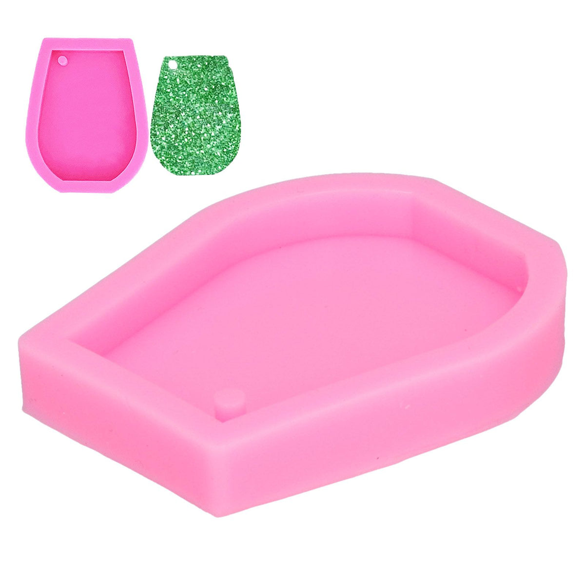 Silicone mold shaped like a wine glass for fondant or chocolate cake decorations, suitable for temperatures -40°C to 230°C.