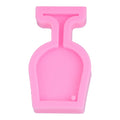 Food grade silicone wine cup fondant mold for mini candies and chocolates, non-toxic and odorless, ideal for baking and decorating.