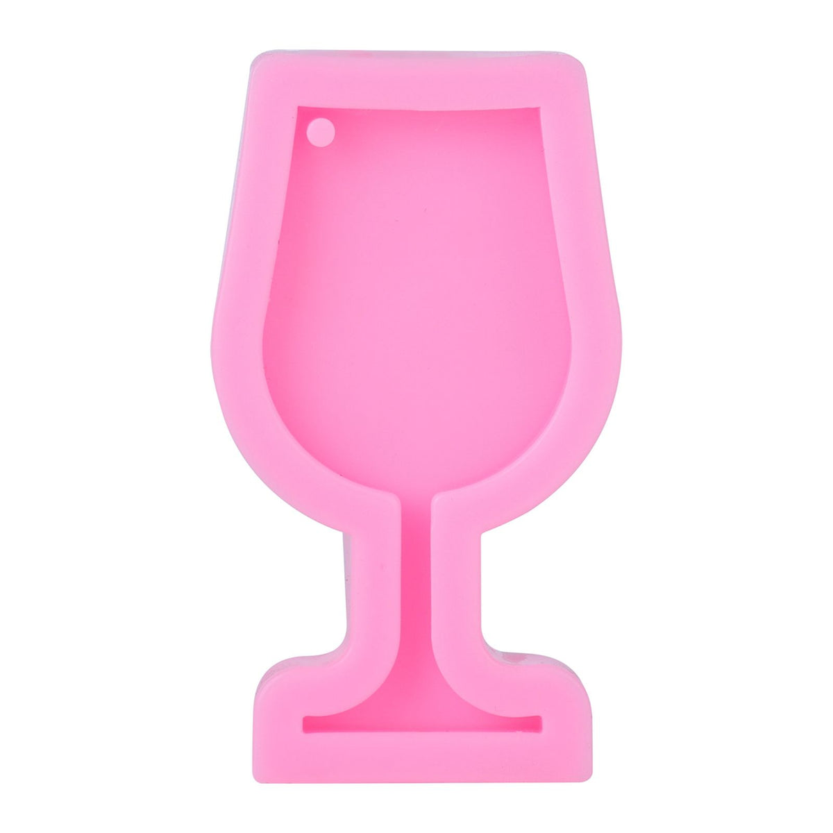 Food grade silicone wine cup-shaped fondant mold for mini candies and chocolates, ideal for baking and decorating.