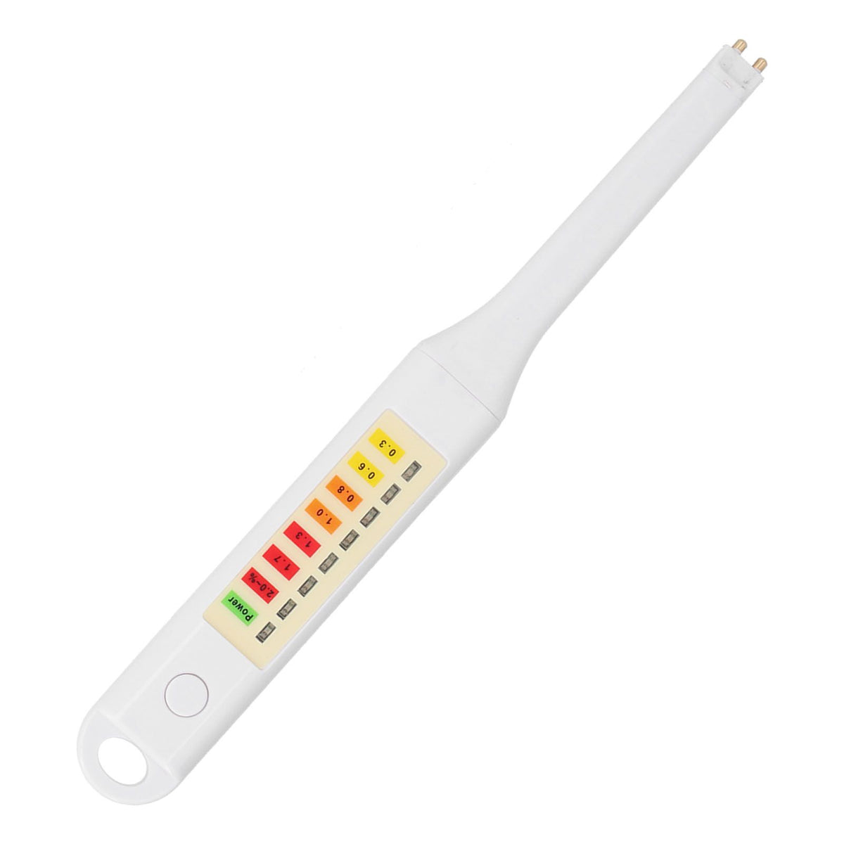 Portable electronic salinity tester pen for vegetables and soups, lightweight and easy-to-use for precise saltiness measurement.