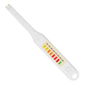 Portable electronic salinity tester pen for vegetable soup, lightweight and easy to use for measuring saltiness concentration.