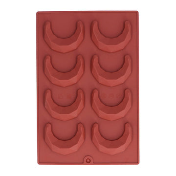 Baby moon-shaped chocolate cake mold by Everything Baby, 8-hole 3D silicone mold for home bakery and pretend play.