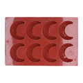 Moon-shaped 8-hole 3D chocolate cake mold by Everything Baby, ideal for pretend play and baking in home kitchens.