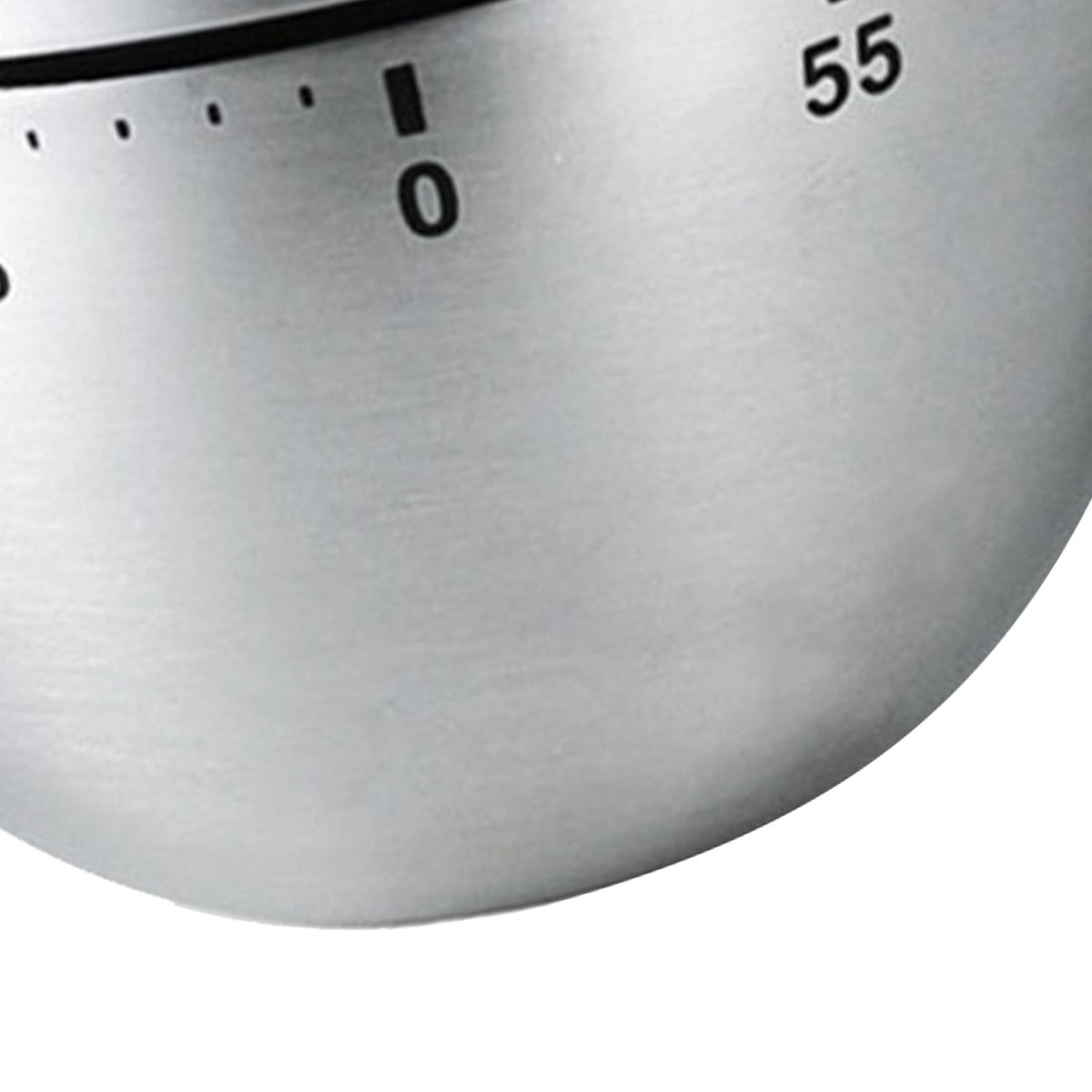 Cute fruit-shaped stainless steel kitchen timer with clear scale, portable mechanical countdown timer for cooking and nursing reminders.