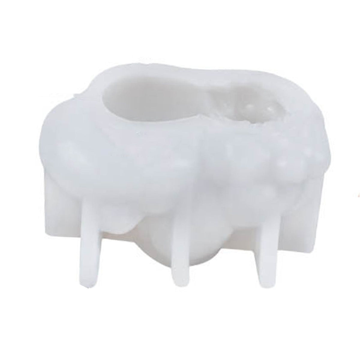 Silicone ice cube mold by Everything Baby in roaring dragon shape, perfect for DIY home bar and party ice cubes.