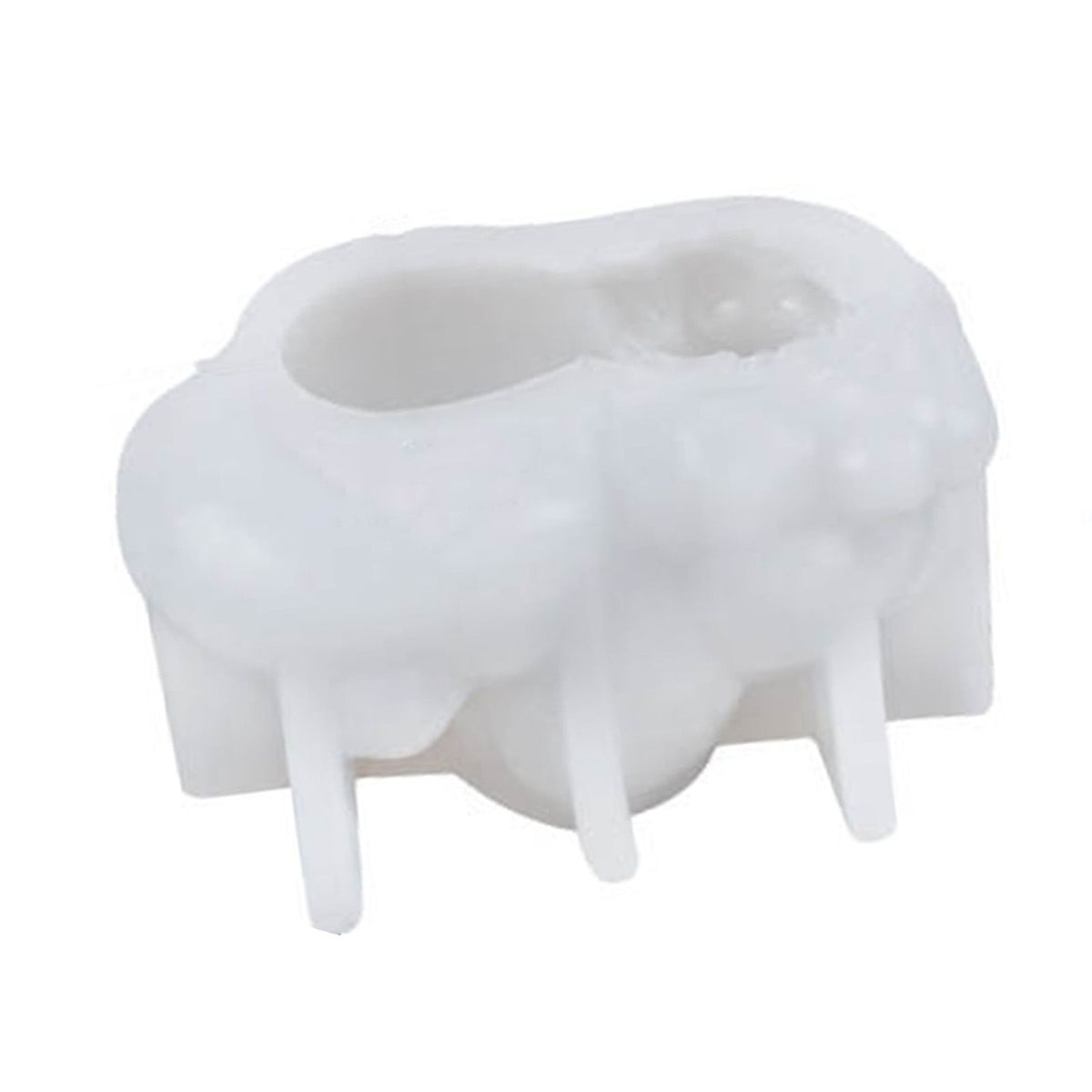Silicone ice cube mold in roaring dragon shape, hangs for easy use, ideal for DIY home bar or party ice cubes.