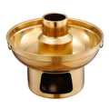 22cm stainless steel dessert pan for ice cream, fruits, and fondue by Everything Baby, ideal for dry ice and serving desserts.