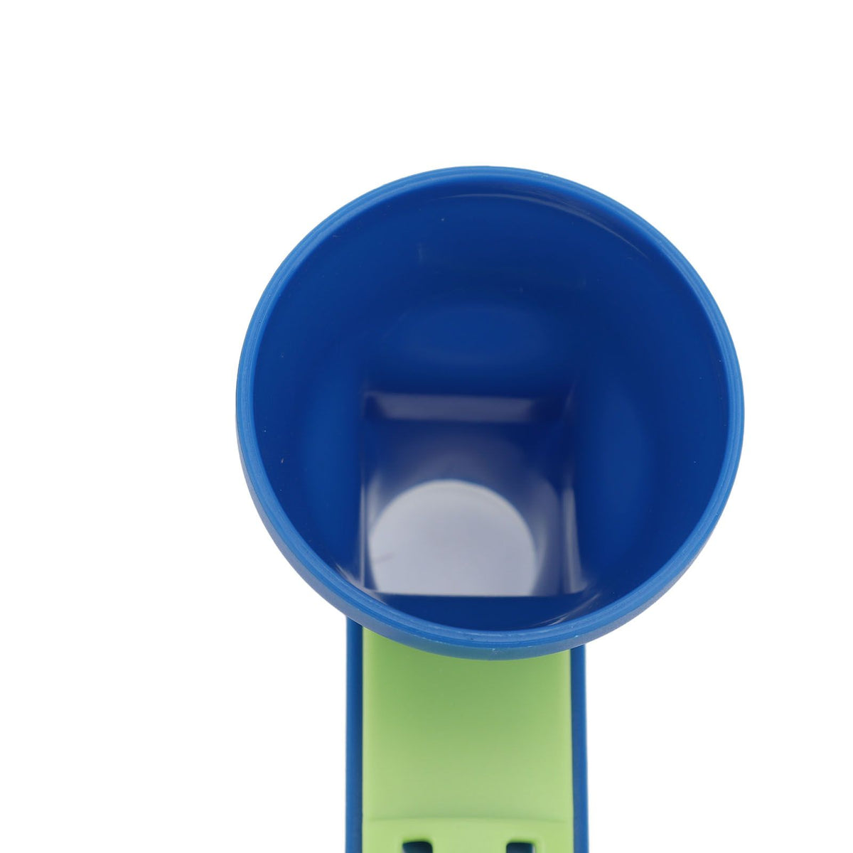 Plastic spoon funnel for protein powder and yolk separation, designed for baby feeding and nursing, by Everything Baby.