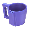 Purple reusable ice cream pint holder with insulated sleeve, designed for yogurt, frozen dessert, and baby feeding containers.