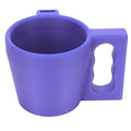Reusable purple insulated ice cream pint holder, stylish and multifunctional, keeps frozen desserts and yogurt cold.
