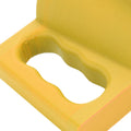 Yellow reusable insulated ice cream pint holder sleeve for yogurt and frozen desserts, stylish and multifunctional.