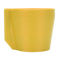 Yellow reusable insulated ice cream pint holder with stylish design, perfect for keeping yogurt and frozen desserts cold.