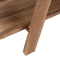 Wooden 3-tier serving tray with cupcake display, farmhouse style rectangular wooden platter for kids' kitchen or party use