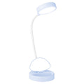 Blue mini desktop reading LED light from Everything Baby, USB rechargeable night light for kids' desks and bedtime reading.