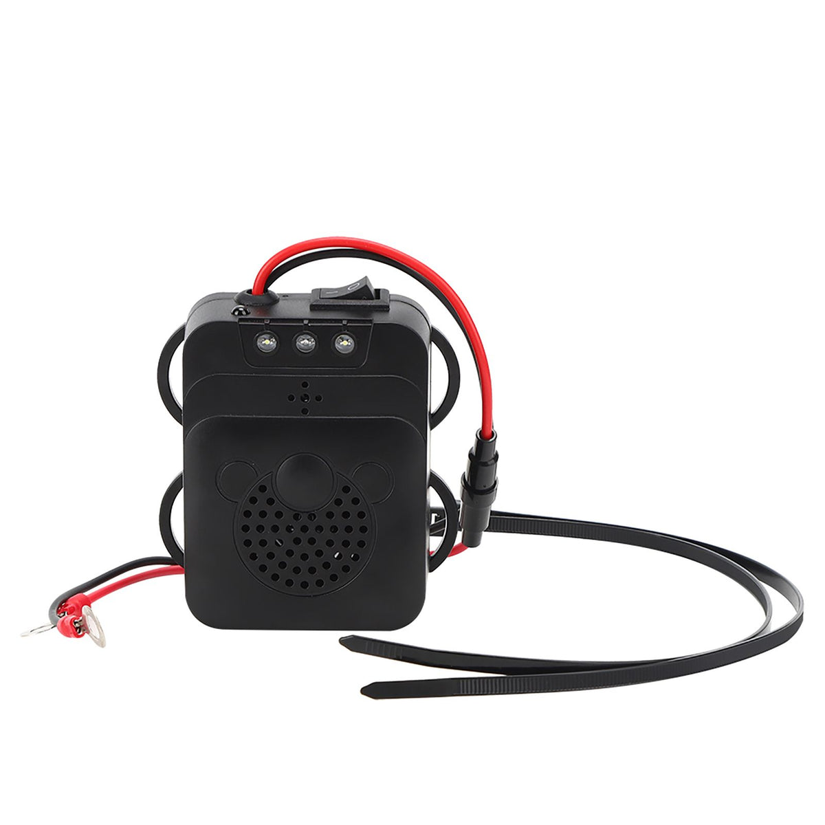 LED strobe light for vehicle-mounted rat repeller, ultrasonic ultrasonic mouse expeller for 12V ride-on cars and go-karts.