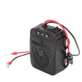LED strobe light mounted on a ride-on car, designed for vehicle safety and visibility, with ultrasonic rat repeller features.