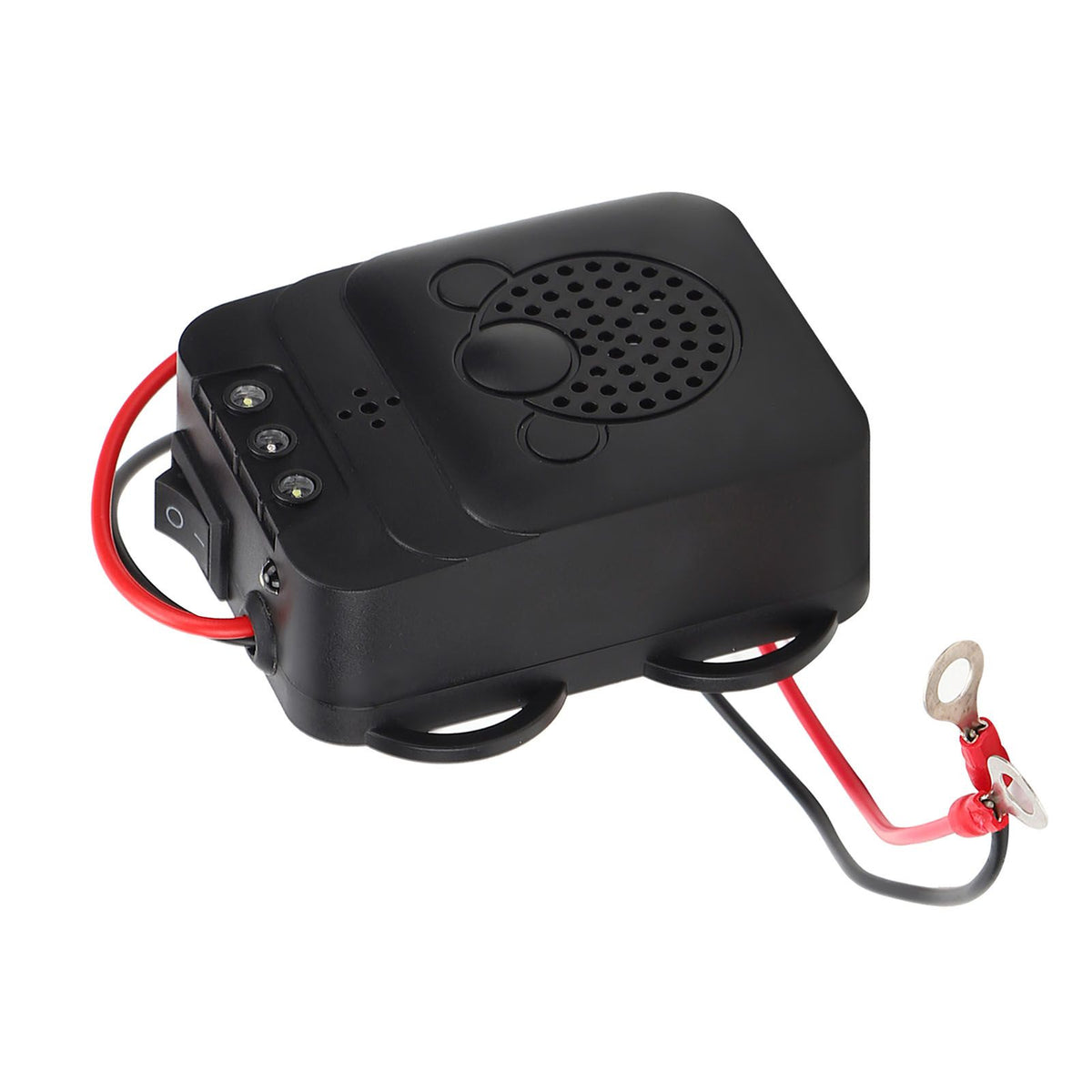 LED strobe light on ultrasonic vehicle-mounted rat repeller for cars, 12V electronic mouse expeller from Everything Baby.