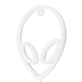 Blue LED neon alien shape wall sign for kids' bedroom or party decor, ideal for pretend play and playful room decor.