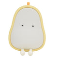 Cartoon pear-shaped LED night light made of silicone, ideal for children's bedrooms and living room decor, by Everything Baby.