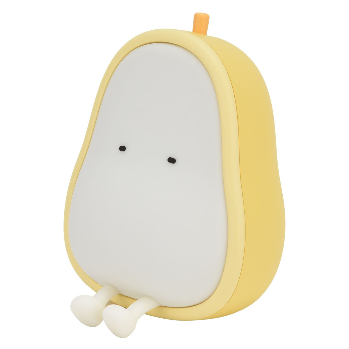 Cartoon pear-shaped LED night light made of silicone, suitable for children's bedrooms and play areas, by Everything Baby.