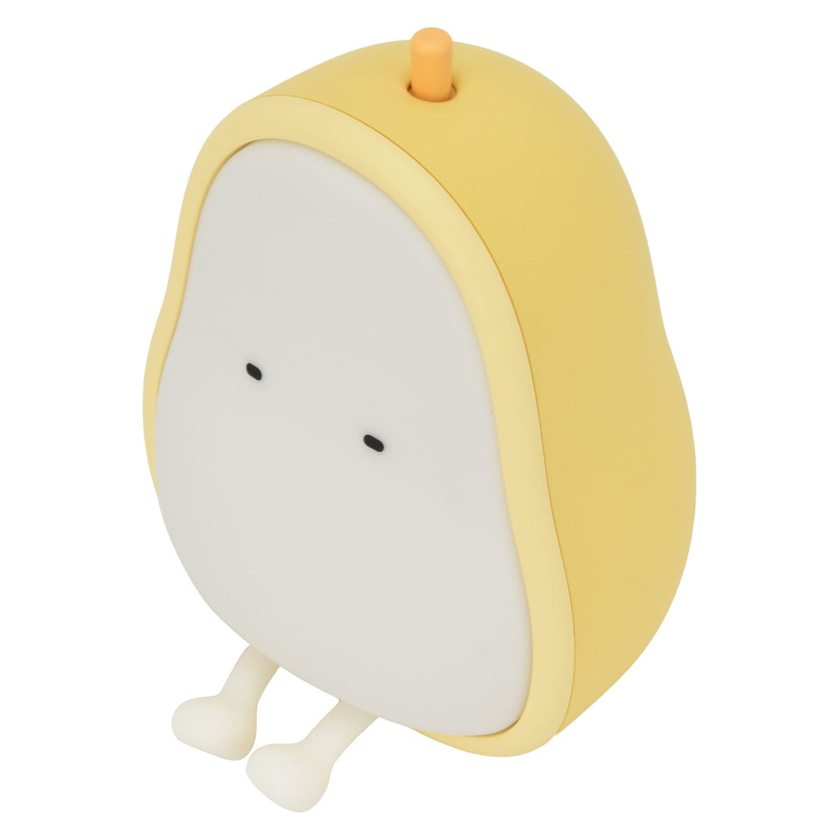 Cartoon pear-shaped LED night light made of silicone, ideal for children's bedrooms and living rooms, by Everything Baby.