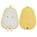 Cartoon pear-shaped LED night light made of silicone, suitable for children’s bedrooms and living rooms, by Everything Baby.