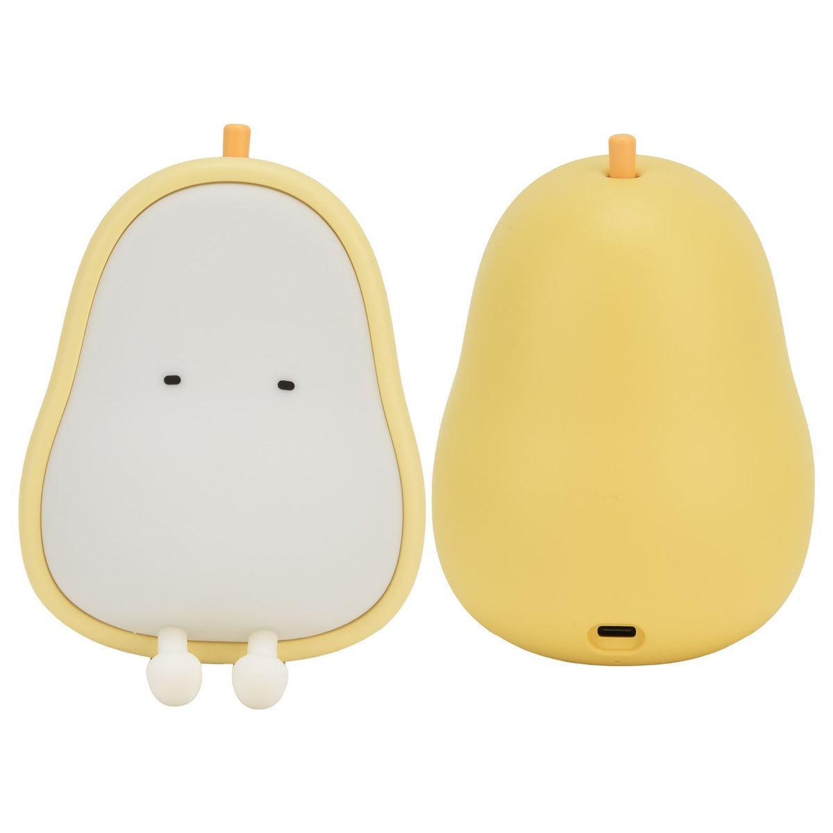 Cartoon pear-shaped LED night light made of silicone, suitable for children’s bedrooms and living rooms, by Everything Baby.