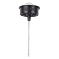 Battery-powered mirror ball motor with remote control, featuring multi-light effects, for party and wedding decorations.