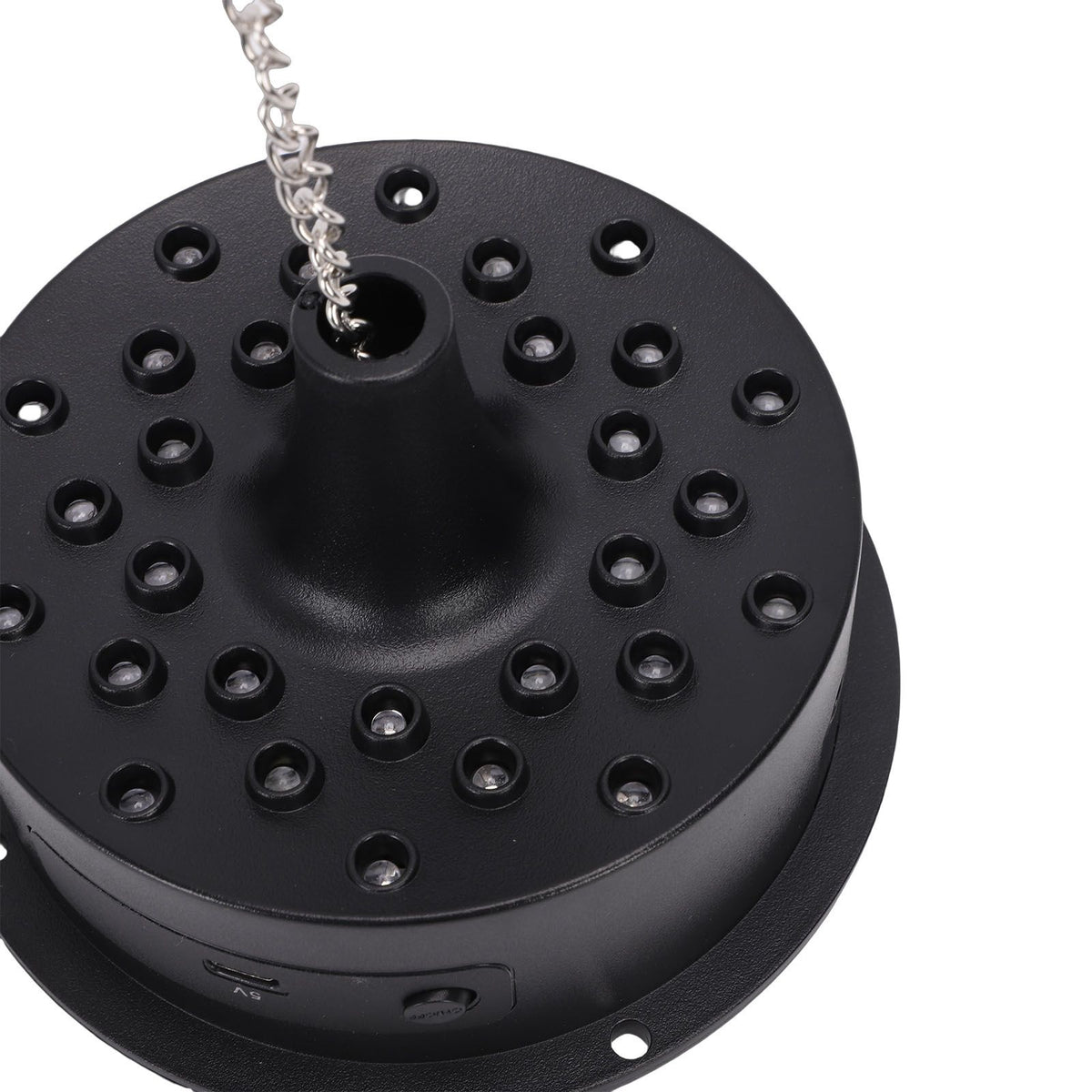 Battery-powered mirror ball motor with remote control, rotating for party and wedding light effects, suitable for kids' activity toys.