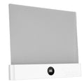 Rechargeable LED flat book light with 3 color options, dimmable, with timer, designed for kids' desks and study areas.