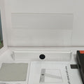Rechargeable LED flat book light with 3 color options, dimmable, for kids' desks and study areas by Everything Baby.