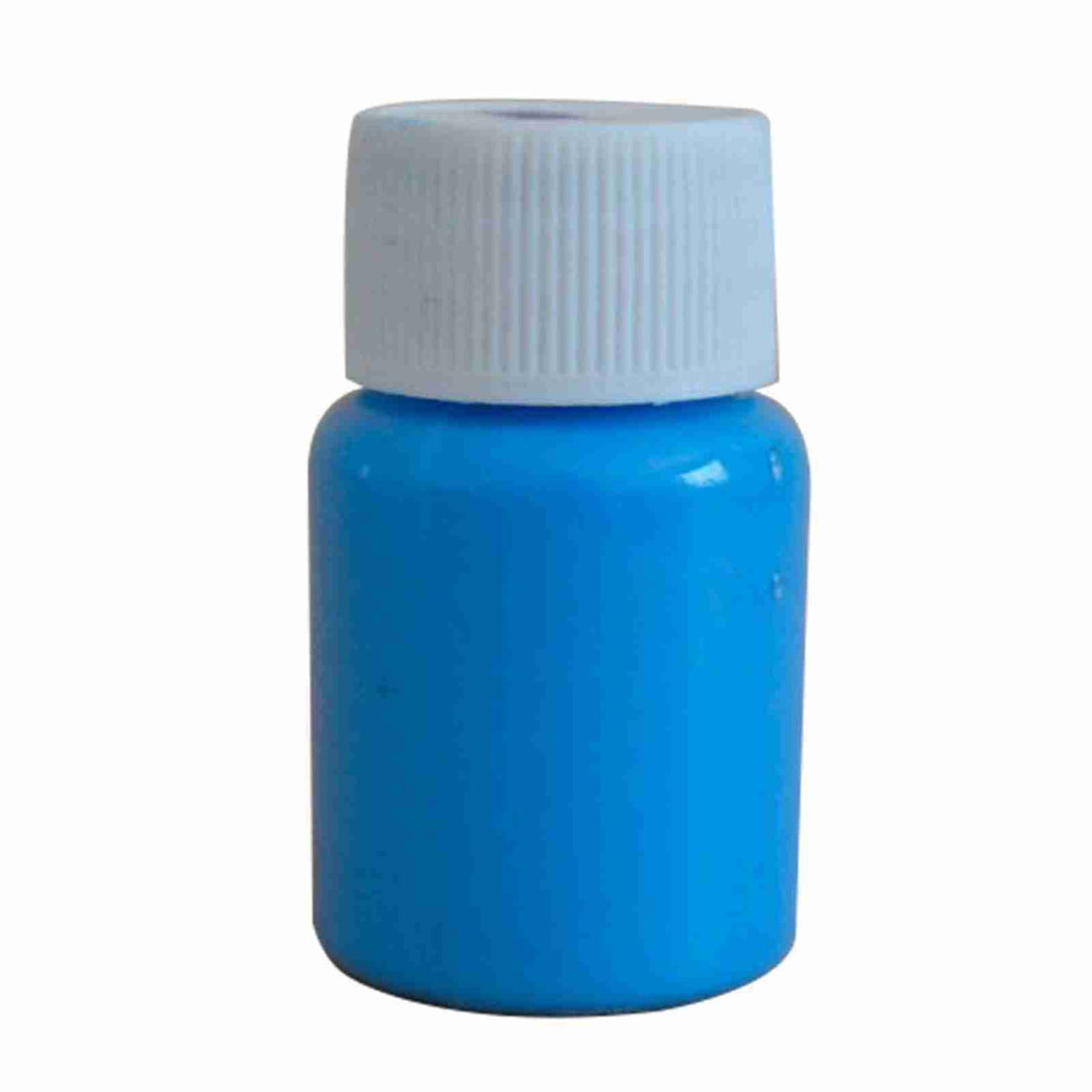 Colorful glow-in-the-dark acrylic luminous paint in 20g jar, ideal for DIY crafts and kids' art projects.