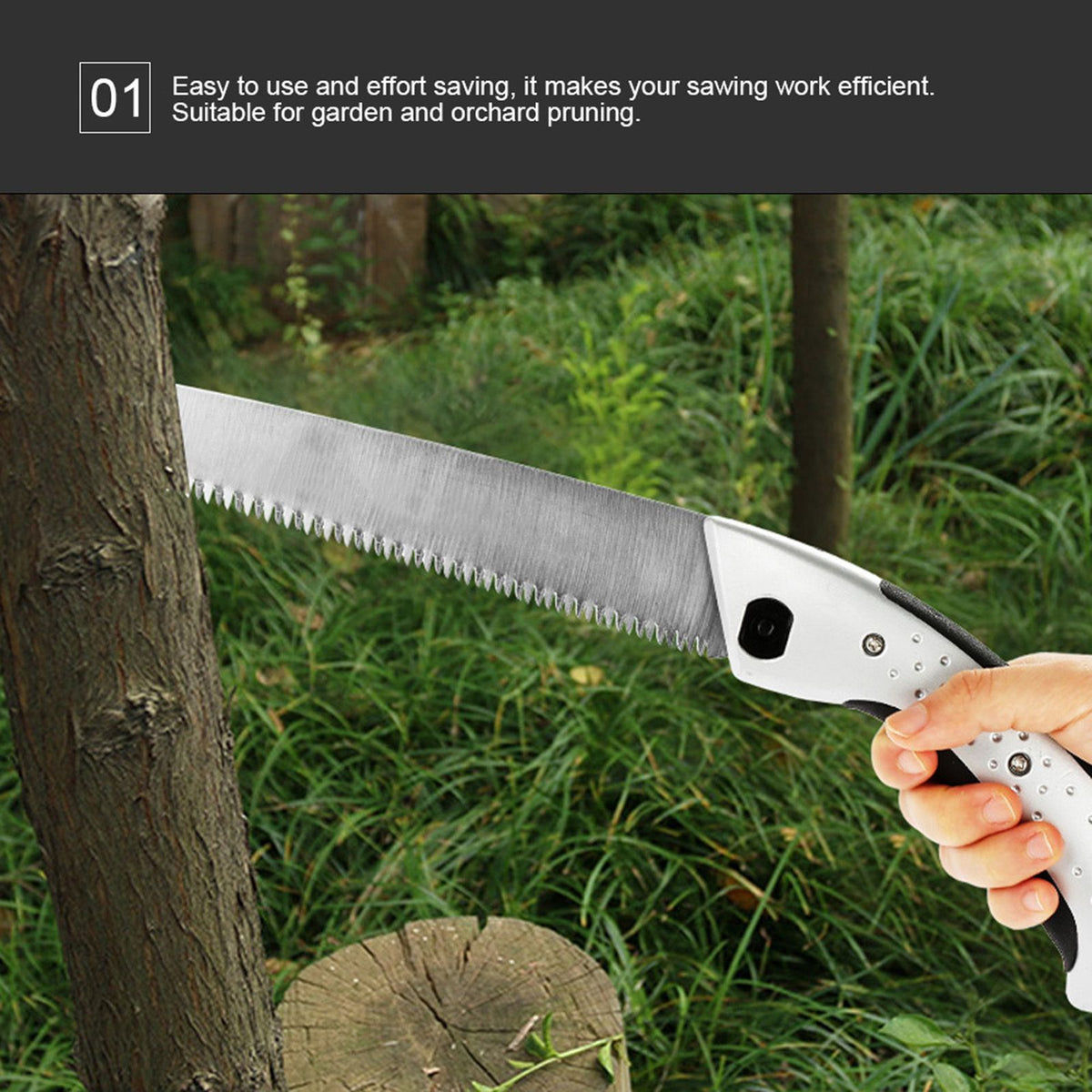 Portable 270mm hand saw for gardening and pruning, ideal for outdoor use, from Everything Baby.