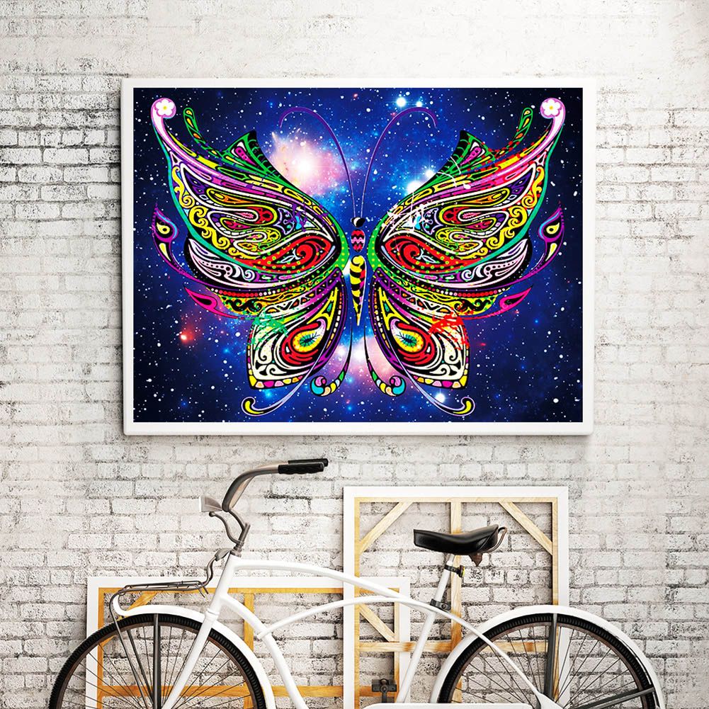 Children's handmade DIY stereo feeling rhinestone diamond drawing craft toy for kids, colorful art and decoration by Everything Baby.