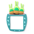 Luminous cartoon rabbit soft glue sticker for kids' rooms, featuring cute bunny design for home decor and pretend play.