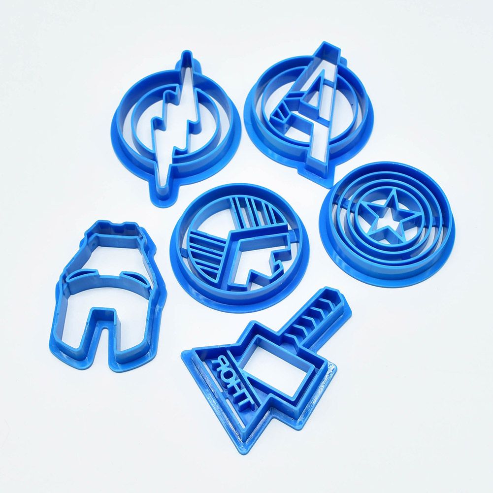 Silicone cake mold featuring Avengers pattern with conch, starfish, shell, and fishtail designs for baking and crafting.