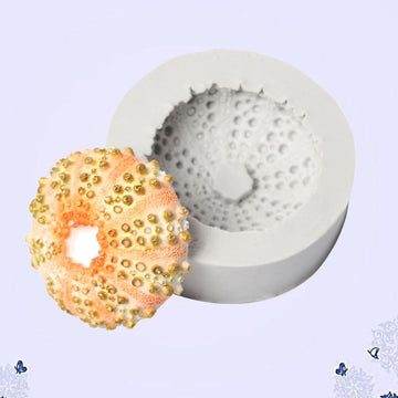 Marine Series Chocolate Mould Conch Starfish Shell Fishtail DIY Silicone Cake Mold 01#