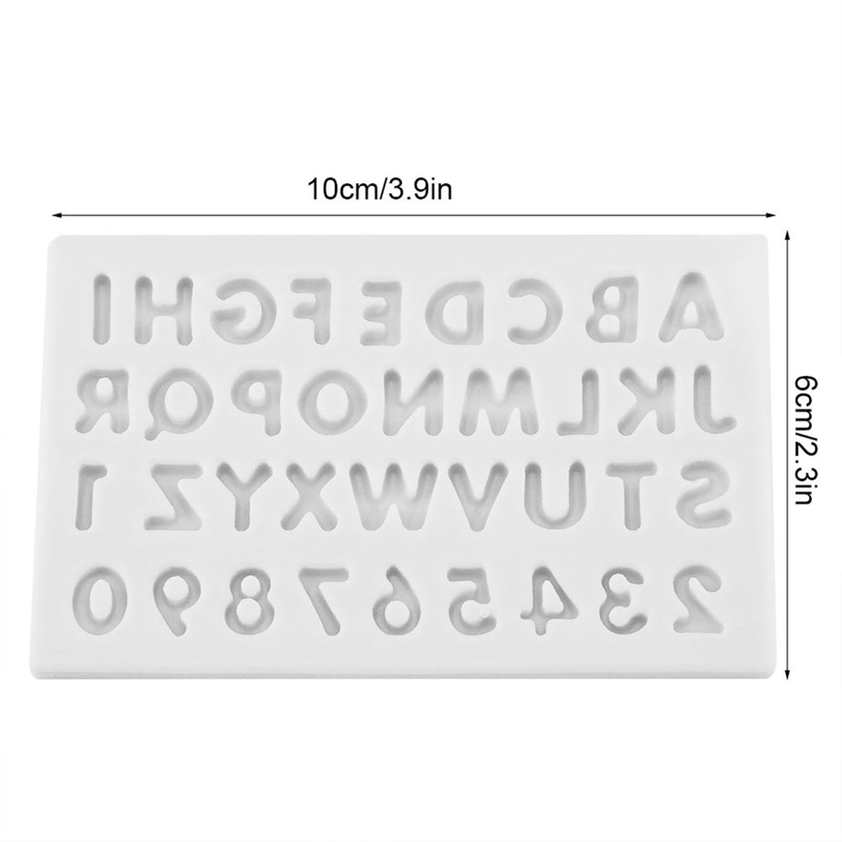 Gray silicone cake mold with letter shapes for decorating cakes, ideal for baby and kids themed cake designs.