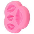 Pink silicone lips-shaped cake mold for baking, ideal for creative party cakes, from Everything Baby's art and drawing toy collection.