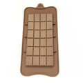 Square silicone chocolate mold for baking and DIY cake decorating, ideal for pretend play and kids' toy kitchen activities.