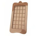Square silicone chocolate mold for baking, ideal for DIY cake decorating and pretend play, from Everything Baby.