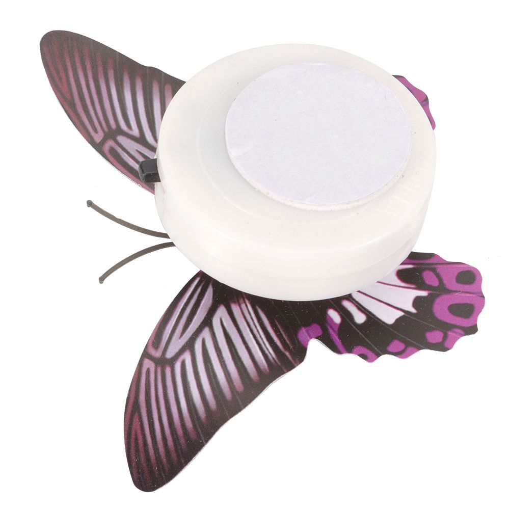 Set of 10 luminous butterfly wall decals for kids' rooms, glow-in-the-dark stickers for pretend play and decorative wall art.