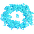 Blue boy-themed DIY throwing confetti for baby shower or birthday party, 200 pieces in a colorful bag, ideal for outdoor celebration decor.