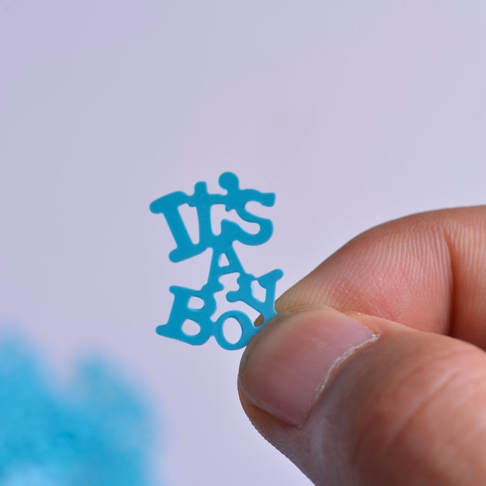 200pcs blue baby shower throwing confetti for kids' outdoor party, colorful paper decorations from Everything Baby