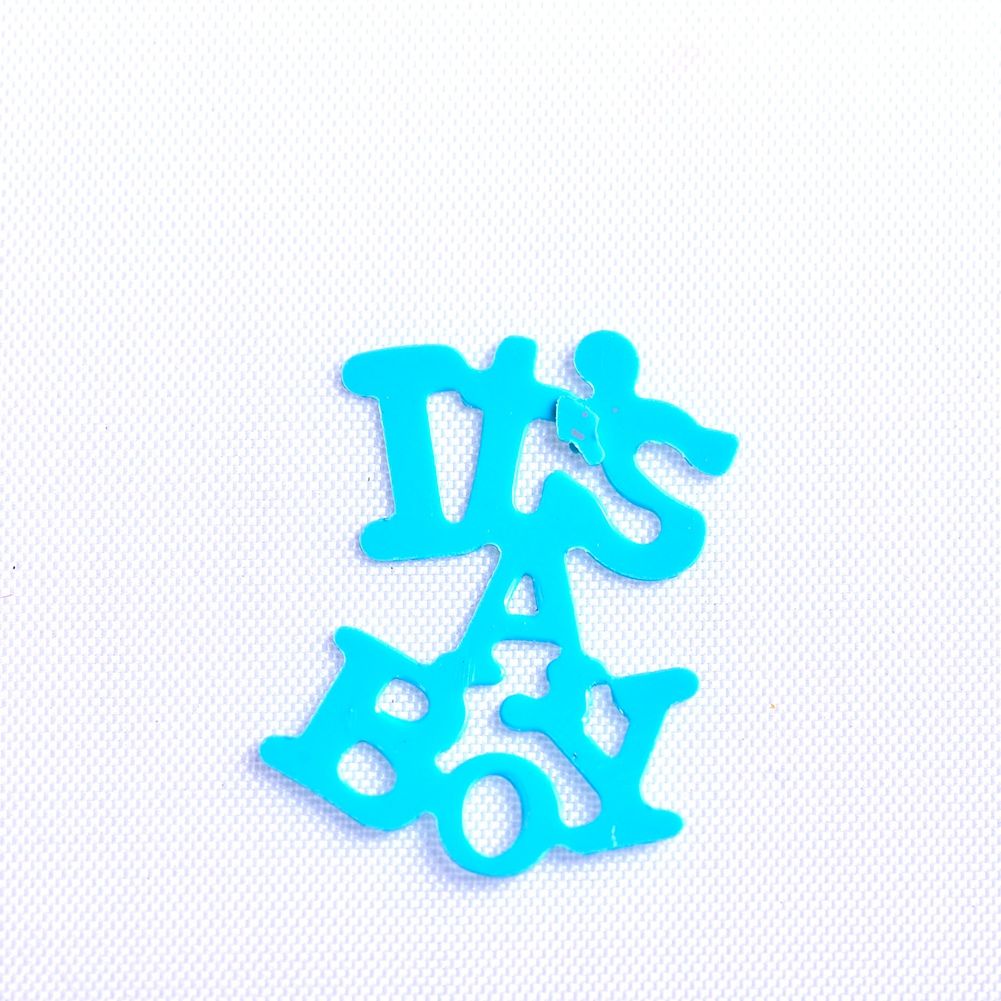 200pcs blue boy-themed DIY throwing confetti for baby shower or birthday party, suitable for outdoor play and celebrations.