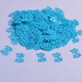 Blue boy-themed DIY throwing confetti for baby shower or birthday party, 200-piece set, ideal for outdoor celebration decorations.