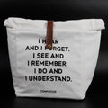 Small insulation bag by Everything Baby with simple letter design, perfect for kid's lunch or picnic use, made from fresh multipurpose cloth.