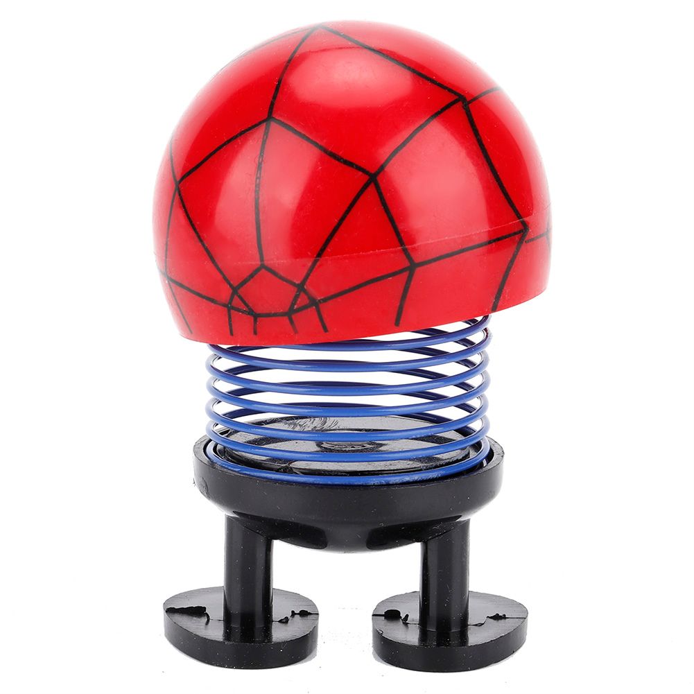 Cartoon doll head wobble toy ornament for kids ride-on cars, featuring a playful robot design from Everything Baby.