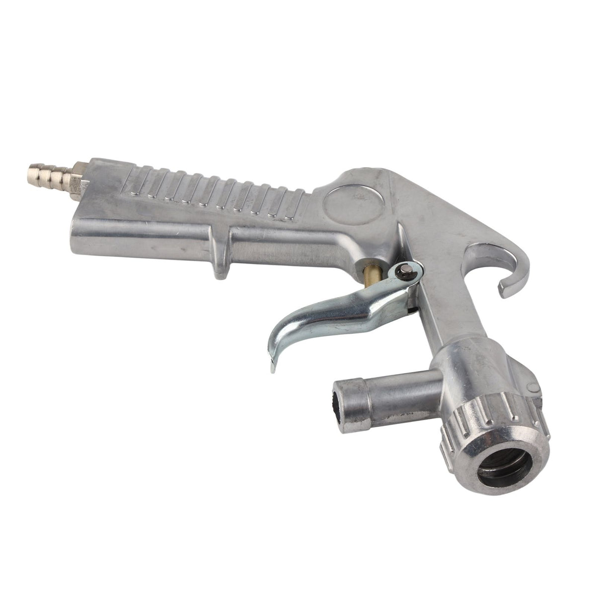 Sandblaster air siphon blast gun with ceramic nozzle for abrasive sandblasting, suitable for outdoor toy and play equipment.